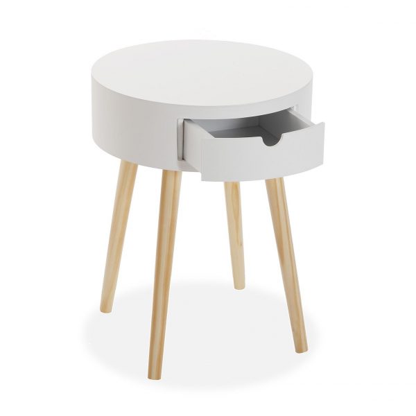 MESA AUXILIAR BLANCA - Imagen 3