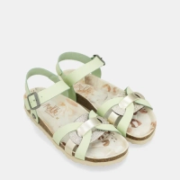 SANDALIAS VERDES/PLATA ANEKKE