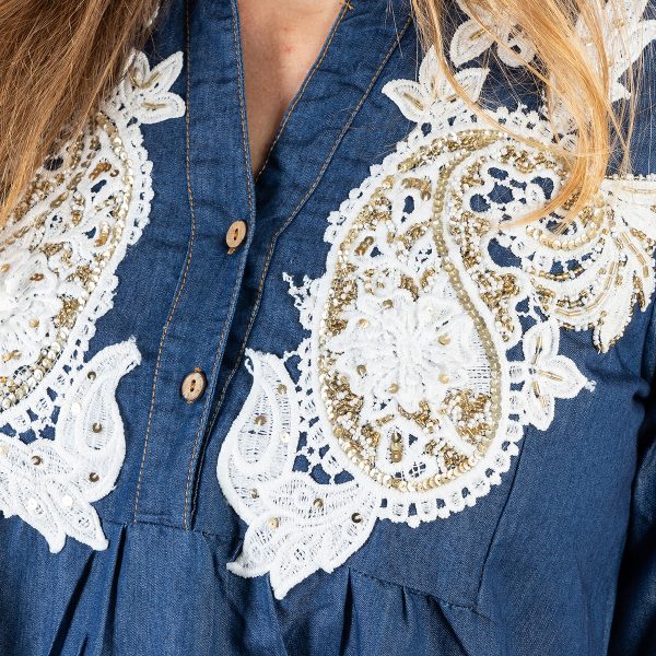 VESTIDO AZUL - Imagen 4