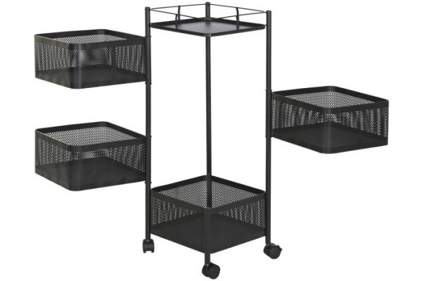 MUEBLE AUXILIAR METAL 5 CESTAS - Imagen 4