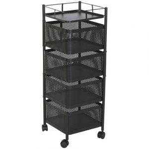 MUEBLE AUXILIAR METAL 5 CESTAS