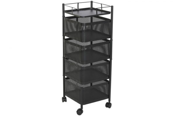 MUEBLE AUXILIAR METAL 5 CESTAS