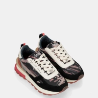 TENIS ANEKKE NEGRO/GRANATE/BEIGE